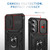 Samsung Galaxy S24+ 5G Sliding Camshield TPU + PC Phone Case with Holder - Black