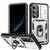 Samsung Galaxy S24+ 5G Sliding Camshield TPU + PC Phone Case with Holder - White+Black