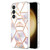 Samsung Galaxy S24+ 5G Splicing Marble Flower IMD TPU Phone Case - Crown