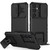 Samsung Galaxy S24+ 5G Stereoscopic Holder Sliding Camshield Phone Case - Black