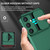 Samsung Galaxy S24+ 5G Stereoscopic Holder Sliding Camshield Phone Case - Green