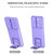 Samsung Galaxy S24+ 5G Stereoscopic Holder Sliding Camshield Phone Case - Purple