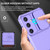 Samsung Galaxy S24+ 5G Stereoscopic Holder Sliding Camshield Phone Case - Purple