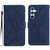 Samsung Galaxy S24+ 5G Stitching Embossed Leather Phone Case - Blue