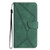 Samsung Galaxy S24+ 5G Stitching Embossed Leather Phone Case - Green