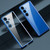 Samsung Galaxy S24+ 5G SULADA Electroplating TPU Transparent Phone Case - Blue