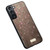 Samsung Galaxy S24+ 5G SULADA Glittery TPU + Handmade Leather Phone Case - Colorful