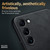 Samsung Galaxy S24+ 5G SULADA Shockproof TPU + Handmade Leather Phone Case - Brown