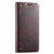 Samsung Galaxy S24+ 5G Suteni Baroque Calf Texture Buckle Wallet Leather Phone Case - Brown