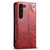 Samsung Galaxy S24+ 5G Suteni Baroque Calf Texture Buckle Wallet Leather Phone Case - Red