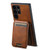 Samsung Galaxy S24+ 5G Suteni H02 Leather Wallet Stand Back Phone Case - Brown