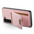 Samsung Galaxy S24+ 5G Suteni H02 Litchi Leather Card Wallet Stand Back Phone Case - Pink