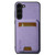 Samsung Galaxy S24+ 5G Suteni H02 Litchi Leather Card Wallet Stand Back Phone Case - Purple