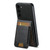 Samsung Galaxy S24+ 5G Suteni H03 Oil Wax Leather Wallet Stand Back Phone Case - Black