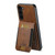 Samsung Galaxy S24+ 5G Suteni H03 Oil Wax Leather Wallet Stand Back Phone Case - Brown