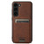 Samsung Galaxy S24+ 5G Suteni H16 Litchi Texture Leather Detachable Wallet Back Phone Case - Brown