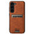 Samsung Galaxy S24+ 5G Suteni H16 Litchi Texture Leather Detachable Wallet Back Phone Case - Khaki