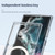 Samsung Galaxy S24+ 5G Terminator Style Glitter Powder MagSafe Magnetic Phone Case - Black