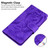 Samsung Galaxy S24+ 5G Tiger Embossing Pattern Flip Leather Phone Case - Purple