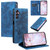 Samsung Galaxy S24+ 5G Totem Embossed Magnetic Leather Phone Case - Blue