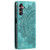Samsung Galaxy S24+ 5G Totem Embossed Magnetic Leather Phone Case - Green