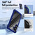 Samsung Galaxy S24+ 5G TPU + PC Lens Protection Phone Case - Blue