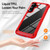 Samsung Galaxy S24+ 5G TPU + PC Lens Protection Phone Case - Red