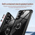 Samsung Galaxy S24+ 5G TPU + PC Lens Protection Phone Case with Ring Holder - Black