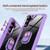 Samsung Galaxy S24+ 5G TPU + PC Lens Protection Phone Case with Ring Holder - Purple