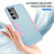 Samsung Galaxy S24+ 5G TPU + PC Shockproof Protective Phone Case - Grey Green + Pink