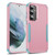 Samsung Galaxy S24+ 5G TPU + PC Shockproof Protective Phone Case - Pink + Grey Green
