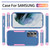 Samsung Galaxy S24+ 5G TPU + PC Shockproof Protective Phone Case - Royal Blue + Pink