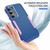 Samsung Galaxy S24+ 5G TPU + PC Shockproof Protective Phone Case - Royal Blue + Pink