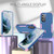Samsung Galaxy S24+ 5G TPU + PC Shockproof Protective Phone Case - Royal Blue + Pink