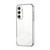Samsung Galaxy S24+ 5G Transparent Plating Fine Hole Phone Case - Silver