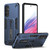 Samsung Galaxy S24+ 5G Variety Brave Armor Finger Loop Holder Phone Case - Blue