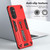 Samsung Galaxy S24+ 5G Variety Brave Armor Finger Loop Holder Phone Case - Red