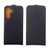 Samsung Galaxy S24+ 5G Vertical Flip Leather Case with Card Slot - Black