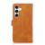 Samsung Galaxy S24+ 5G Wristband Card Slot Leather Phone Case - Brown