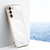 Samsung Galaxy S24+ 5G XINLI Straight Edge 6D Electroplate TPU Phone Case - White