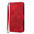 Samsung Galaxy S24+ 5G YX0060 Elephant Head Embossed Phone Leather Case with Lanyard - Red