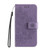 Samsung Galaxy S24+ 7-petal Flowers Embossing Leather Phone Case - Light Purple