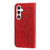 Samsung Galaxy S24+ 7-petal Flowers Embossing Leather Phone Case - Red