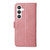 Samsung Galaxy S24+ Classic Calf Texture Flip Leather Phone Case - Rose Gold