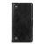 Samsung Galaxy S24+ Copper Buckle Nappa Texture Leather Phone Case - Black