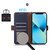 Samsung Galaxy S24+ Crazy Horse Top Layer Cowhide Leather Phone Case - Blue