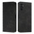 Samsung Galaxy S24+ Diamond Splicing Skin Feel Magnetic Leather Phone Case - Black