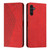 Samsung Galaxy S24+ Diamond Splicing Skin Feel Magnetic Leather Phone Case - Red