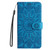 Samsung Galaxy S24+ Embossed Sunflower Leather Phone Case - Blue