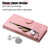 Samsung Galaxy S24+ Fashion Calf Texture Zipper Leather Phone Case - Rose Gold Samsung Galaxy S24+ Fashion Calf Texture Zipper Leather Phone Case - Rose Gold